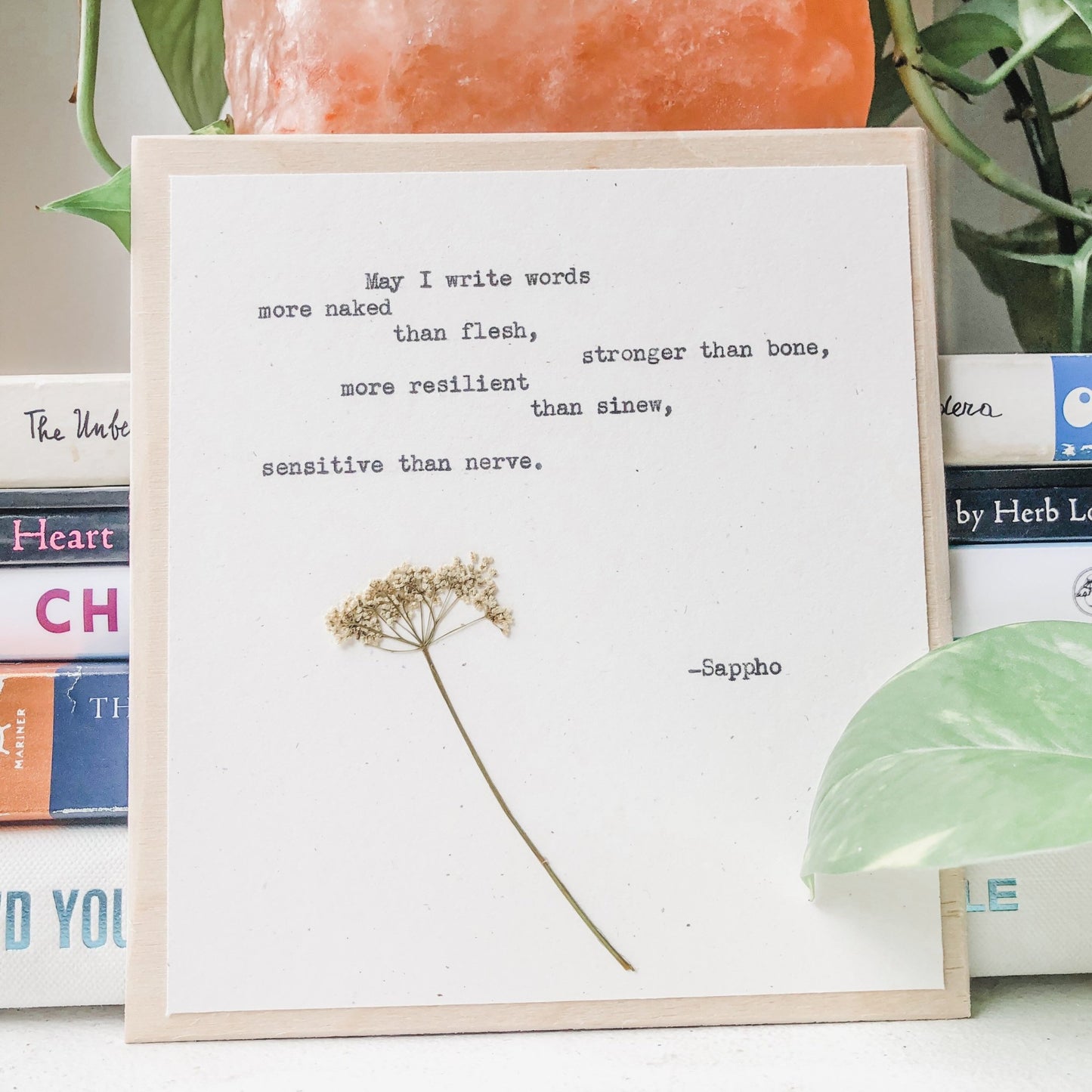 sappho, may I write words more naked than flesh