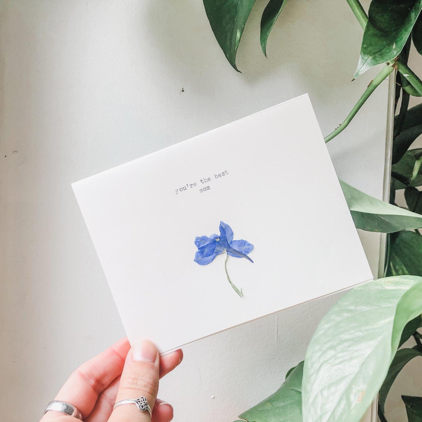 you're the best mom greeting card