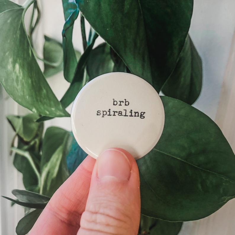 brb spiraling button
