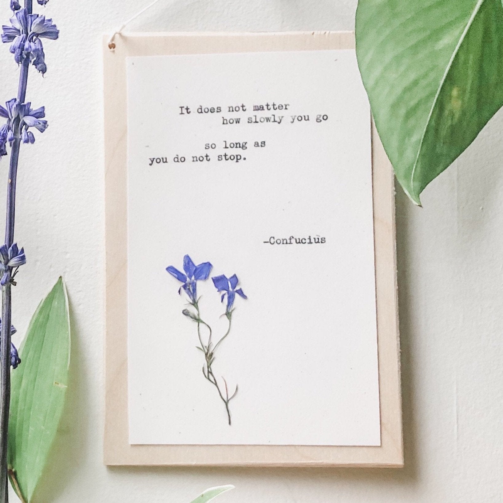 confucius, it does not matter