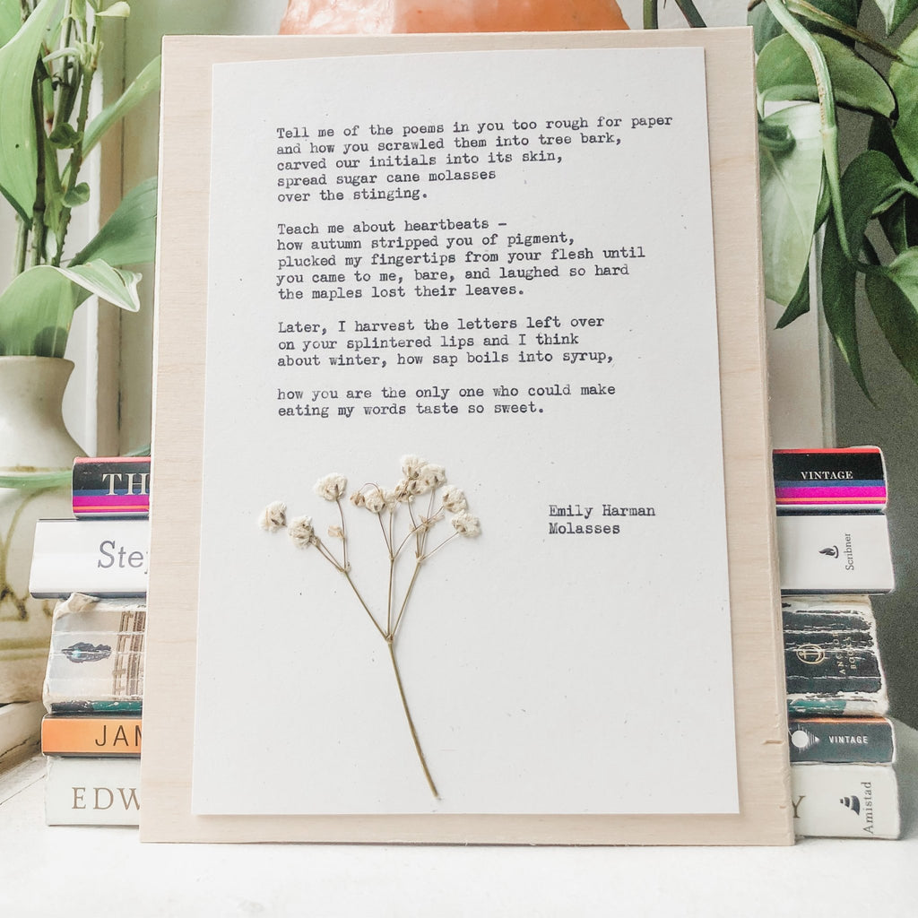 emily harman, molasses