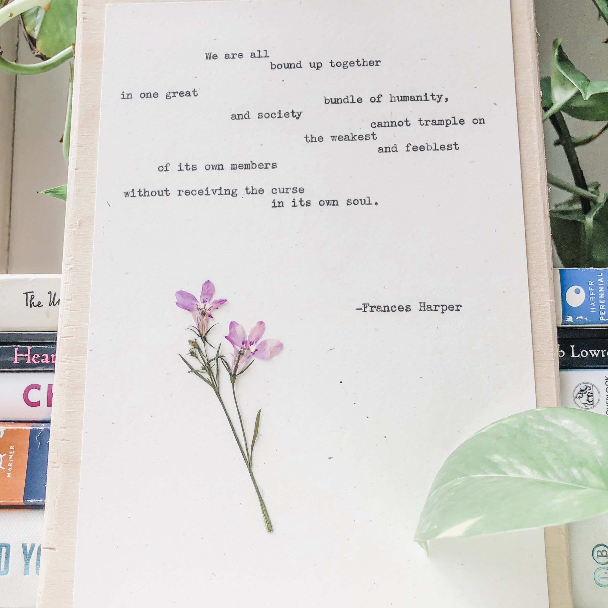 frances harper, we are all bound up together