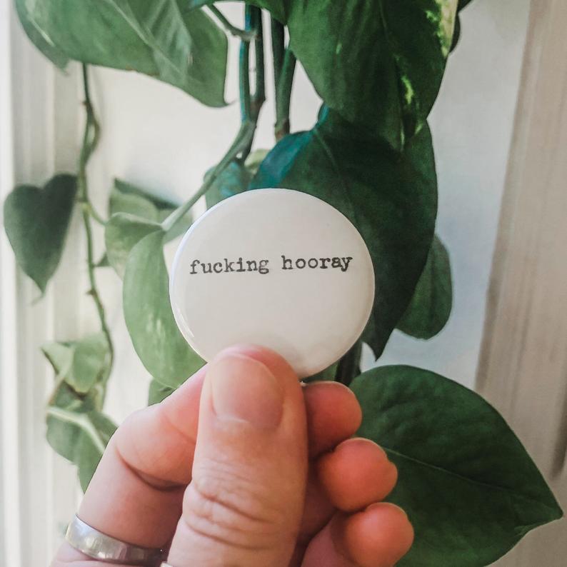 fucking hooray button