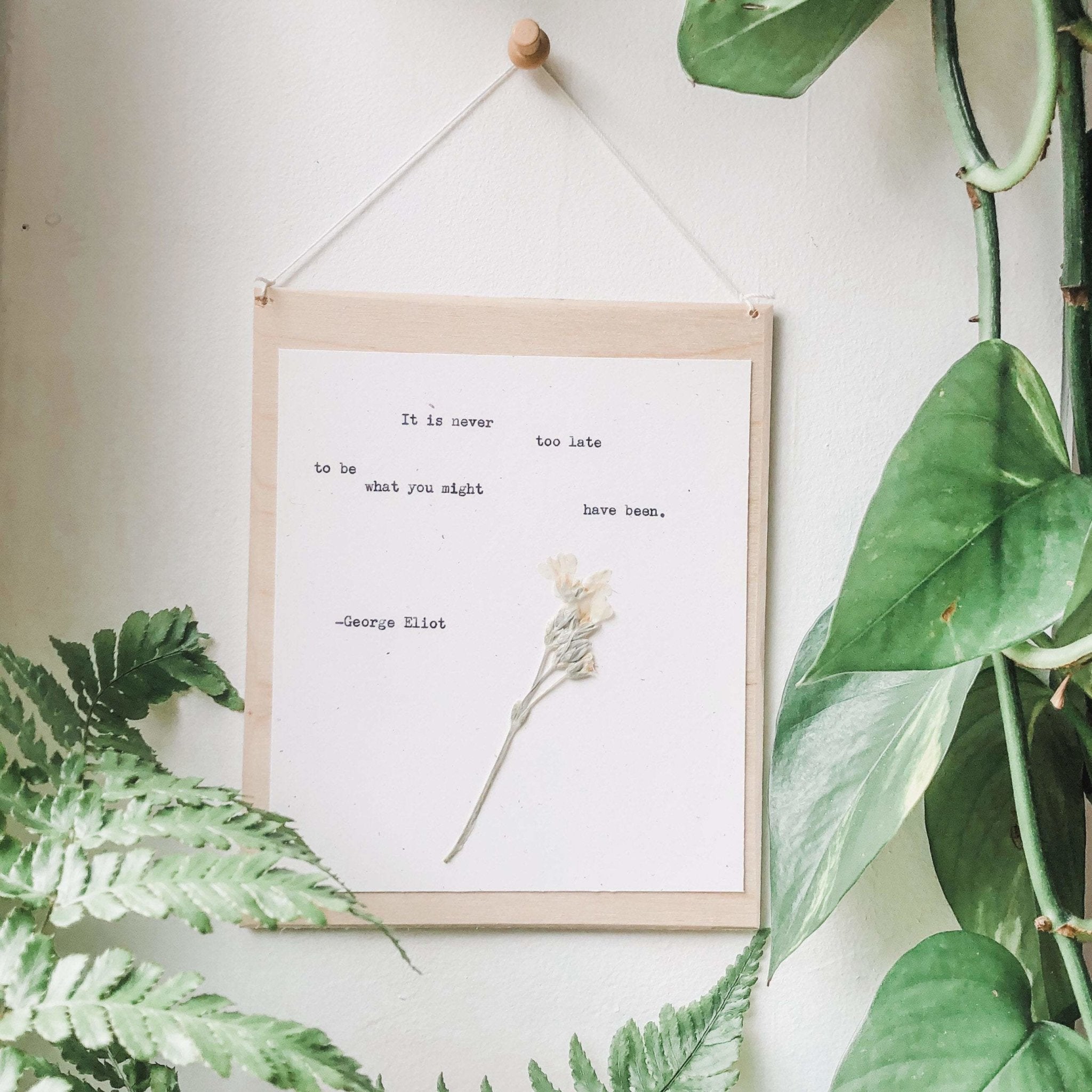 george eliot, it is never too late to be what you might have been