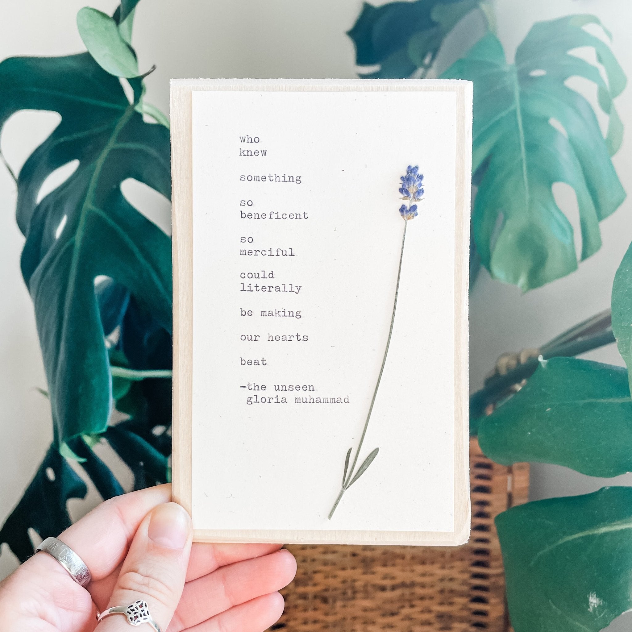 gloria muhammad, the unseen - #flora & phrase#