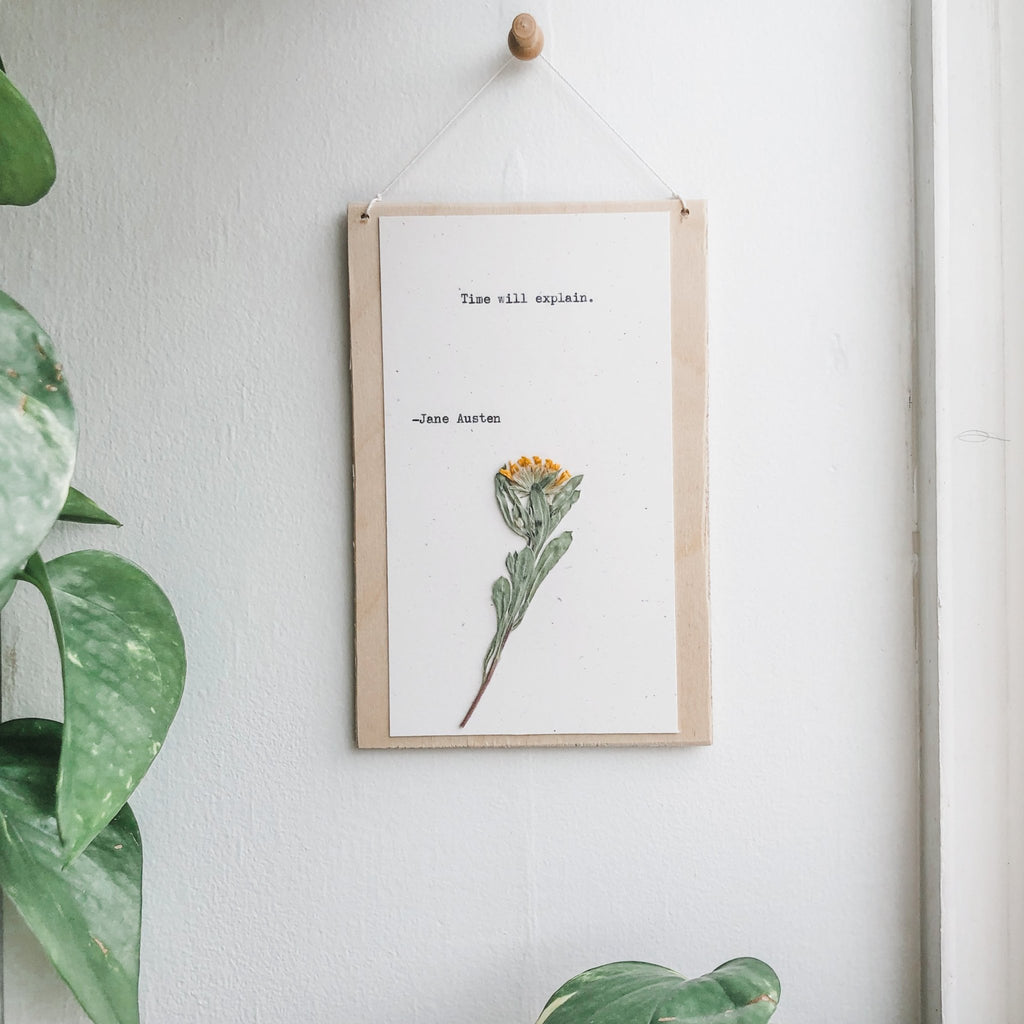 jane austen, time will explain