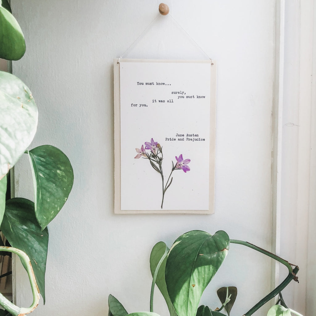 jane austen, you must know it was all for you