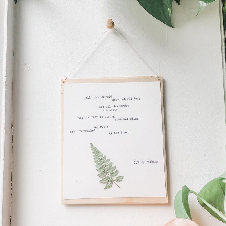 j.r.r. tolkien, not all who wander are lost