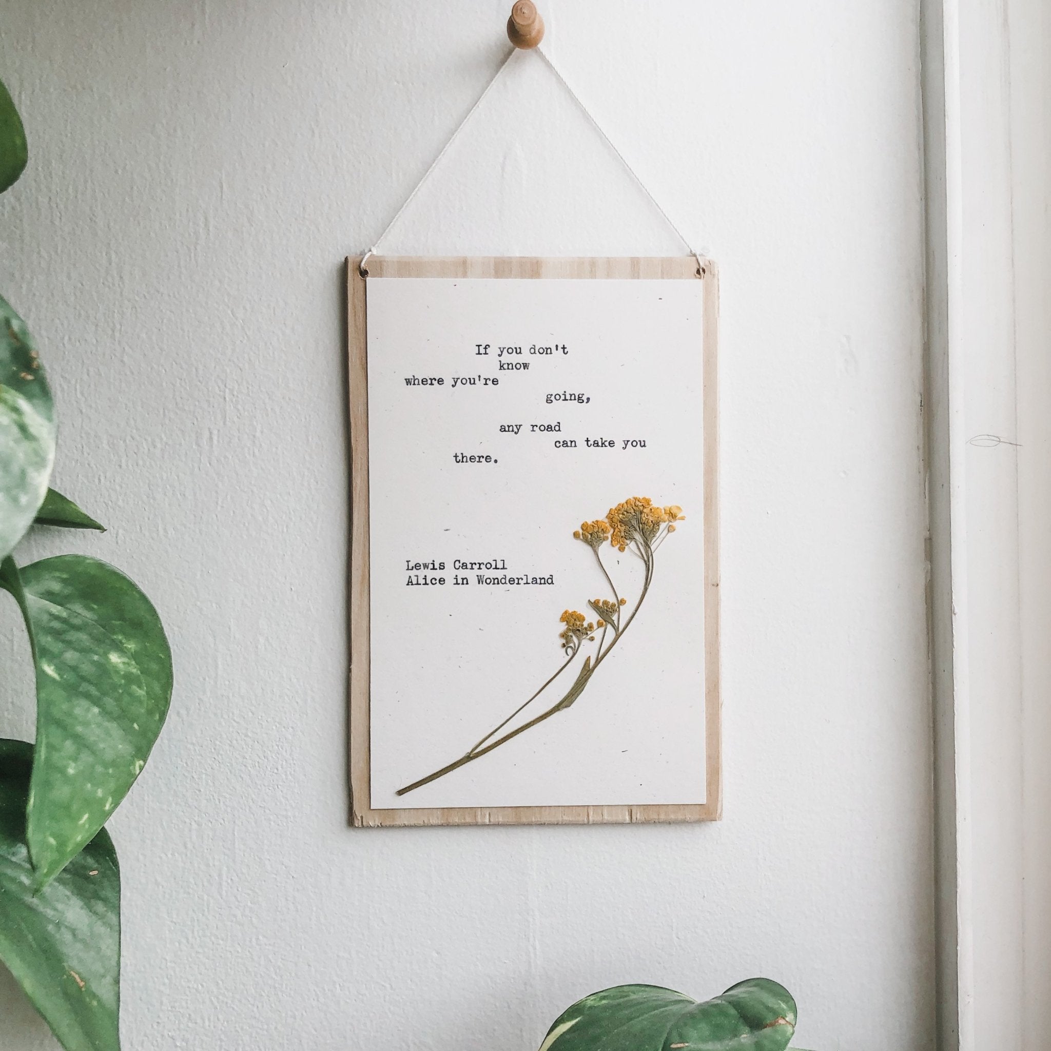 lewis carroll, any road will get you there