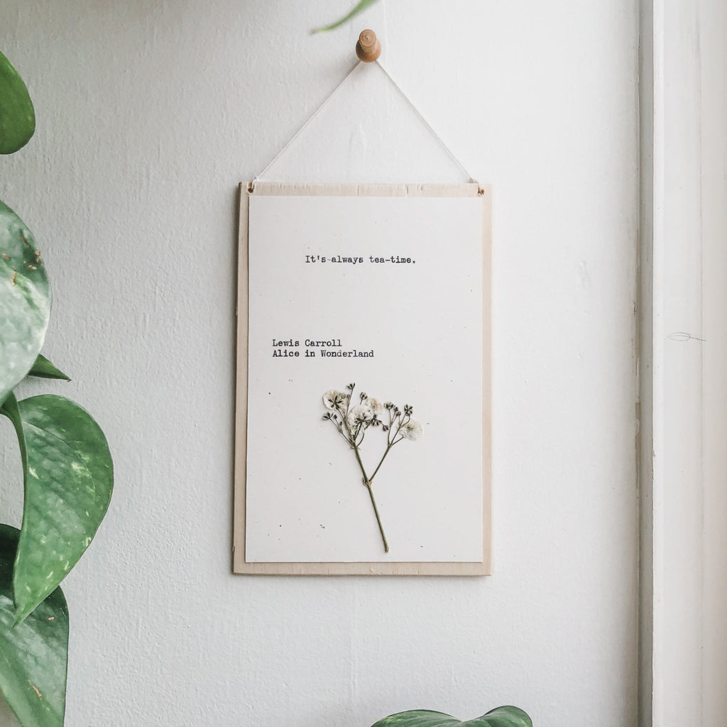 lewis carroll, it's always tea-time