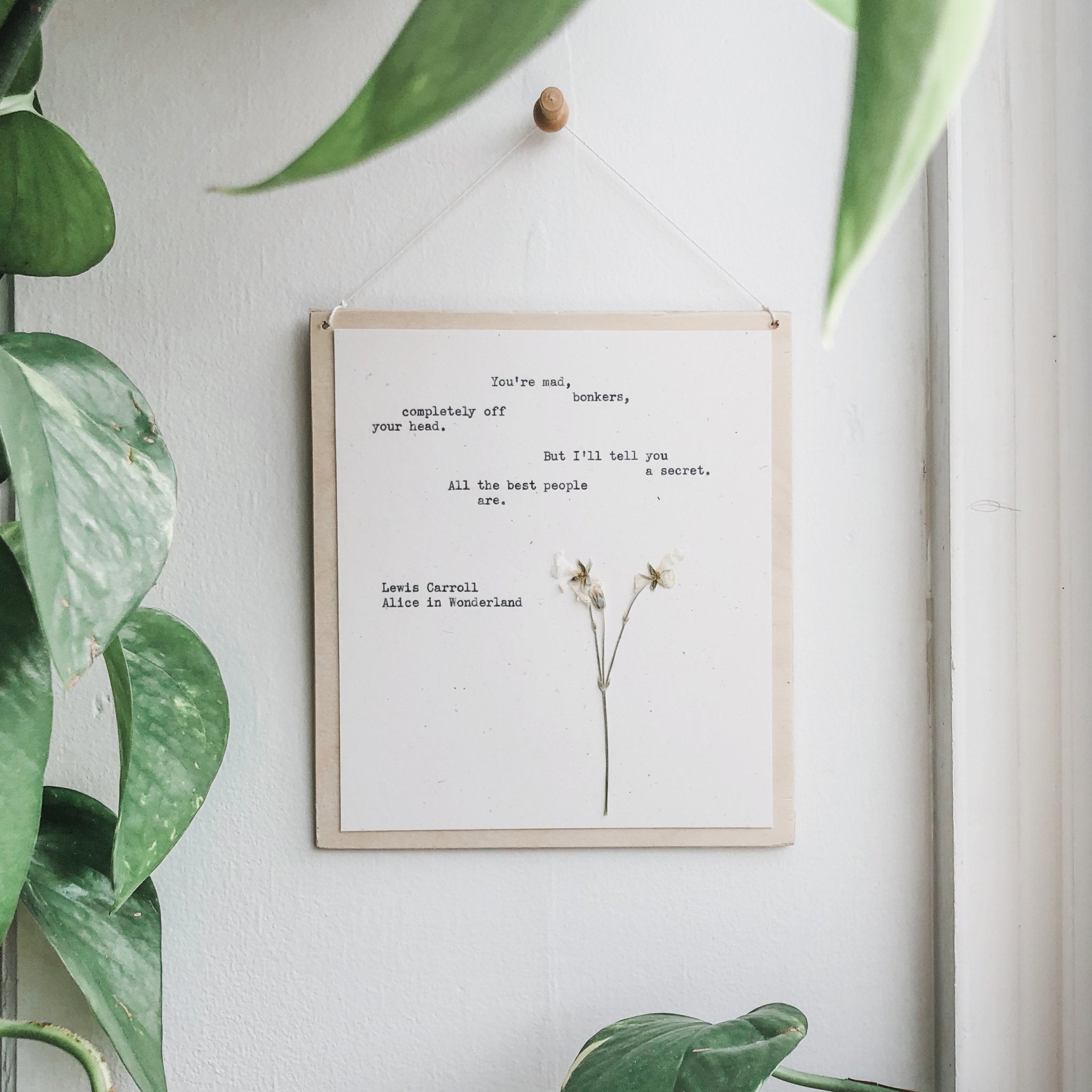 lewis carroll, you're mad bonkers