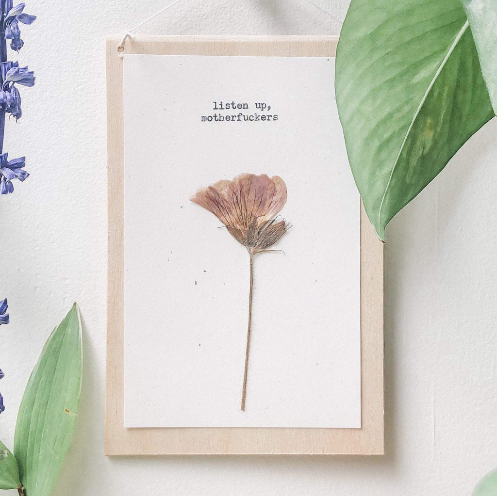 listen up, motherfuckers