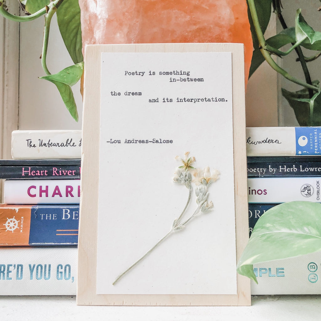 lou andreas-salome, poetry is something in-between