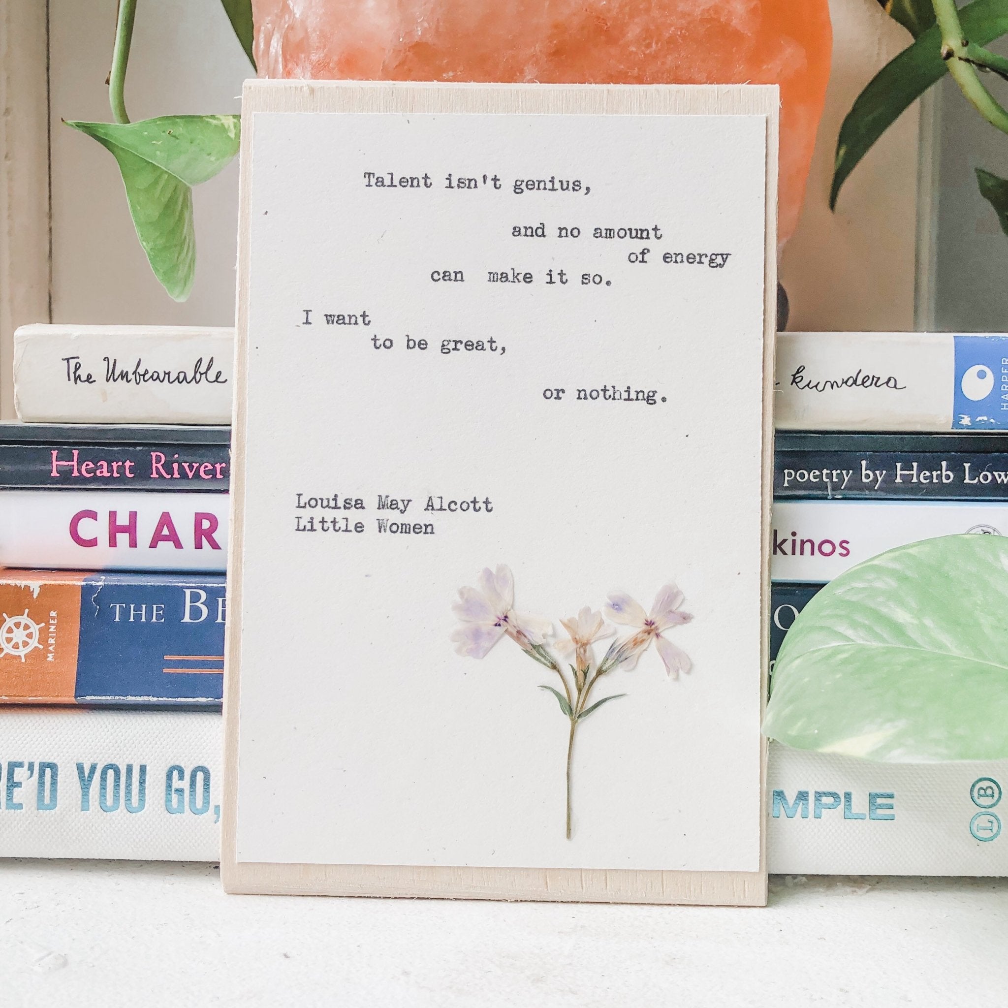 louisa may alcott, I want to be great or nothing