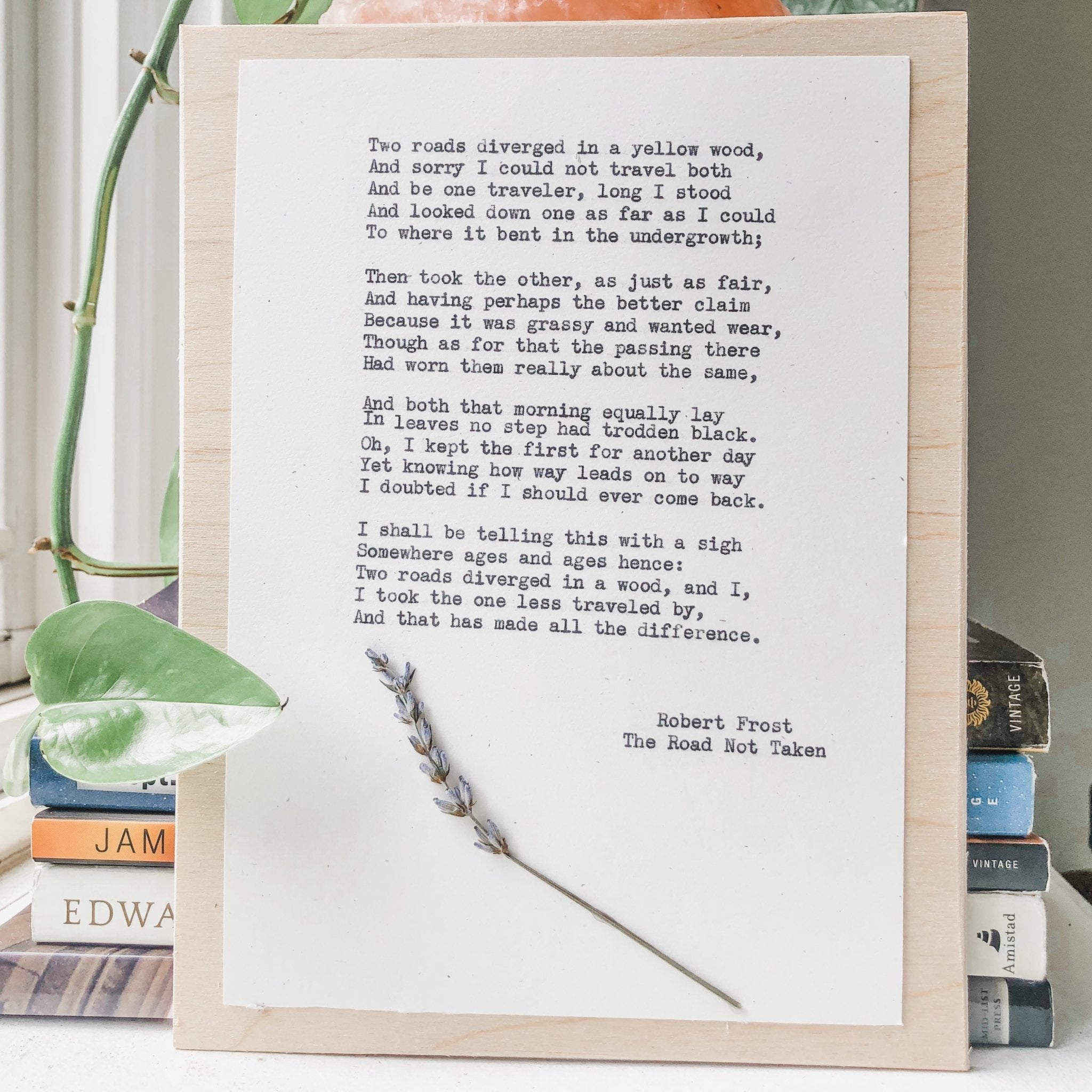 robert frost, the road not taken