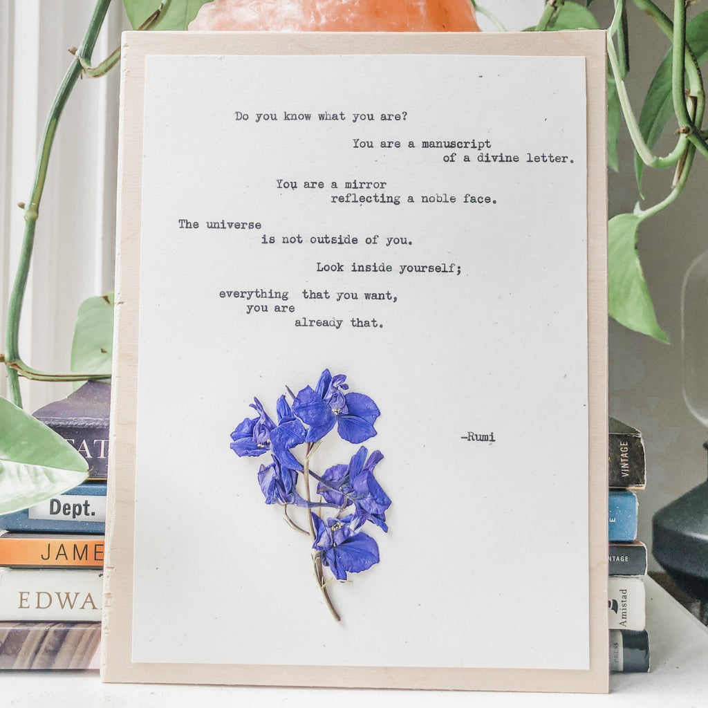 rumi, do you know what you are