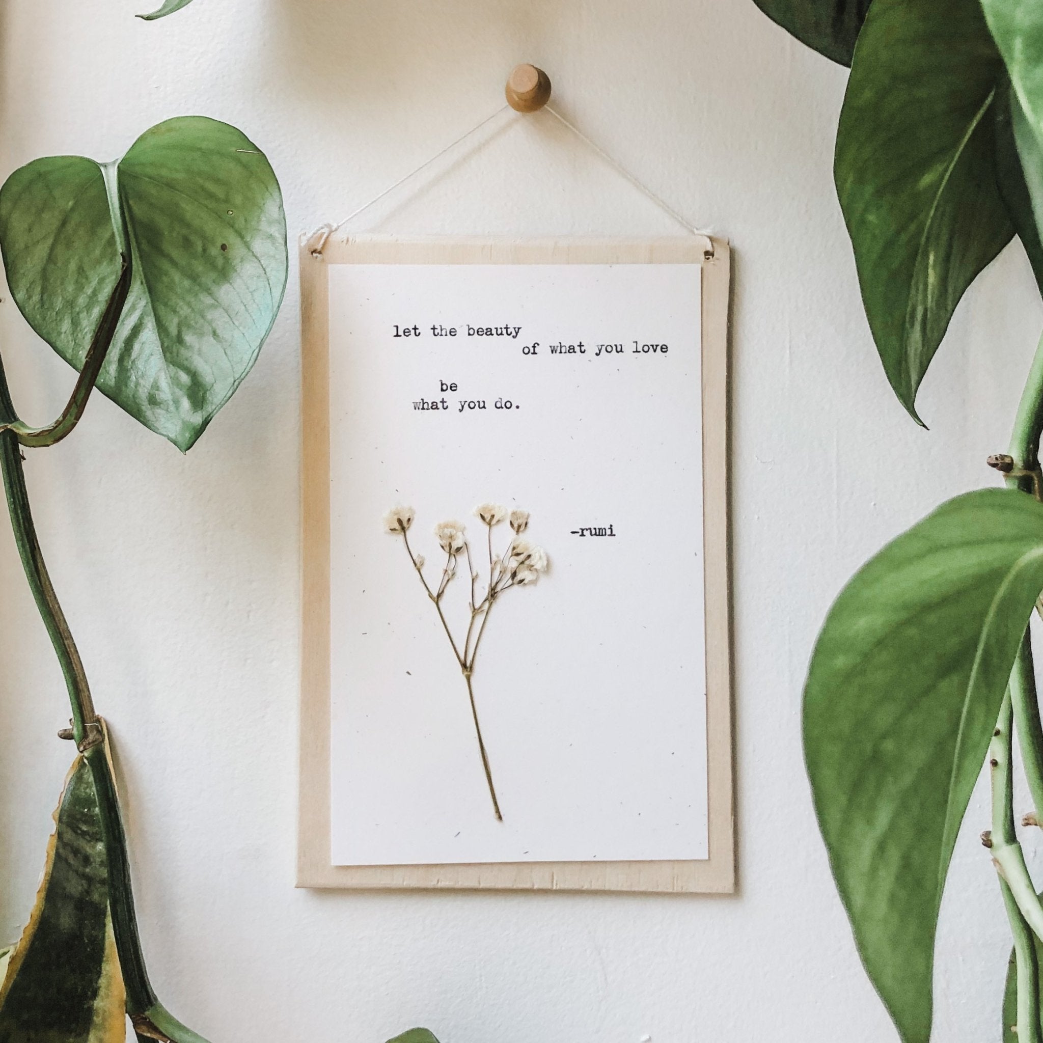 rumi, let the beauty of what you love be what you do