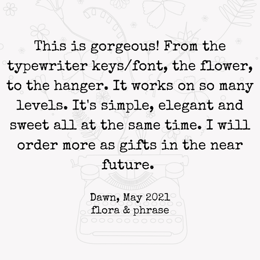 ruth elora, a love language - #flora & phrase#