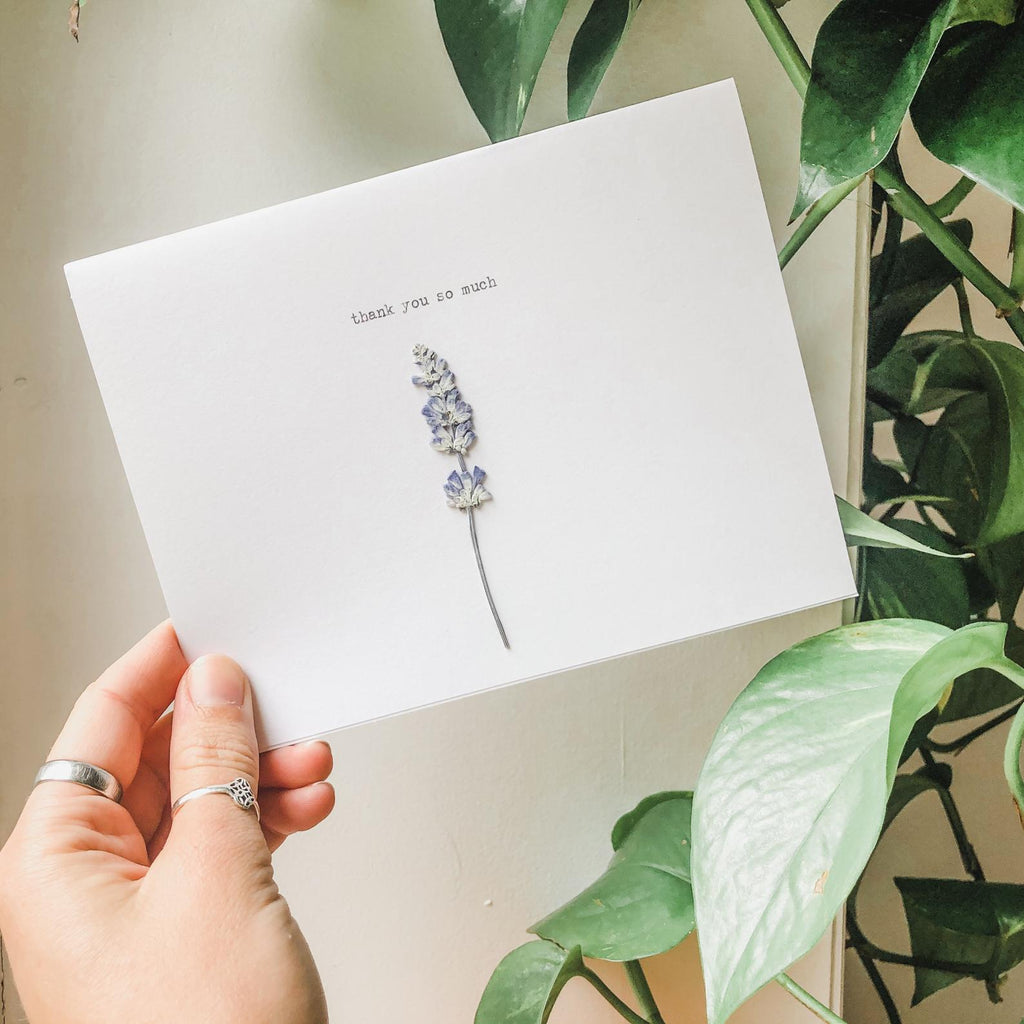 thanks so much greeting card