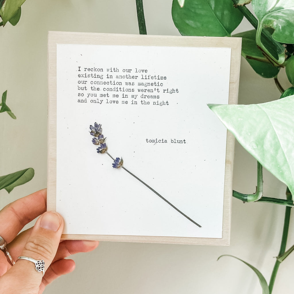 tomicia blunt, I reckon - #flora & phrase#