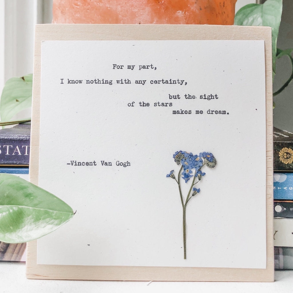 vincent van gogh, for my part