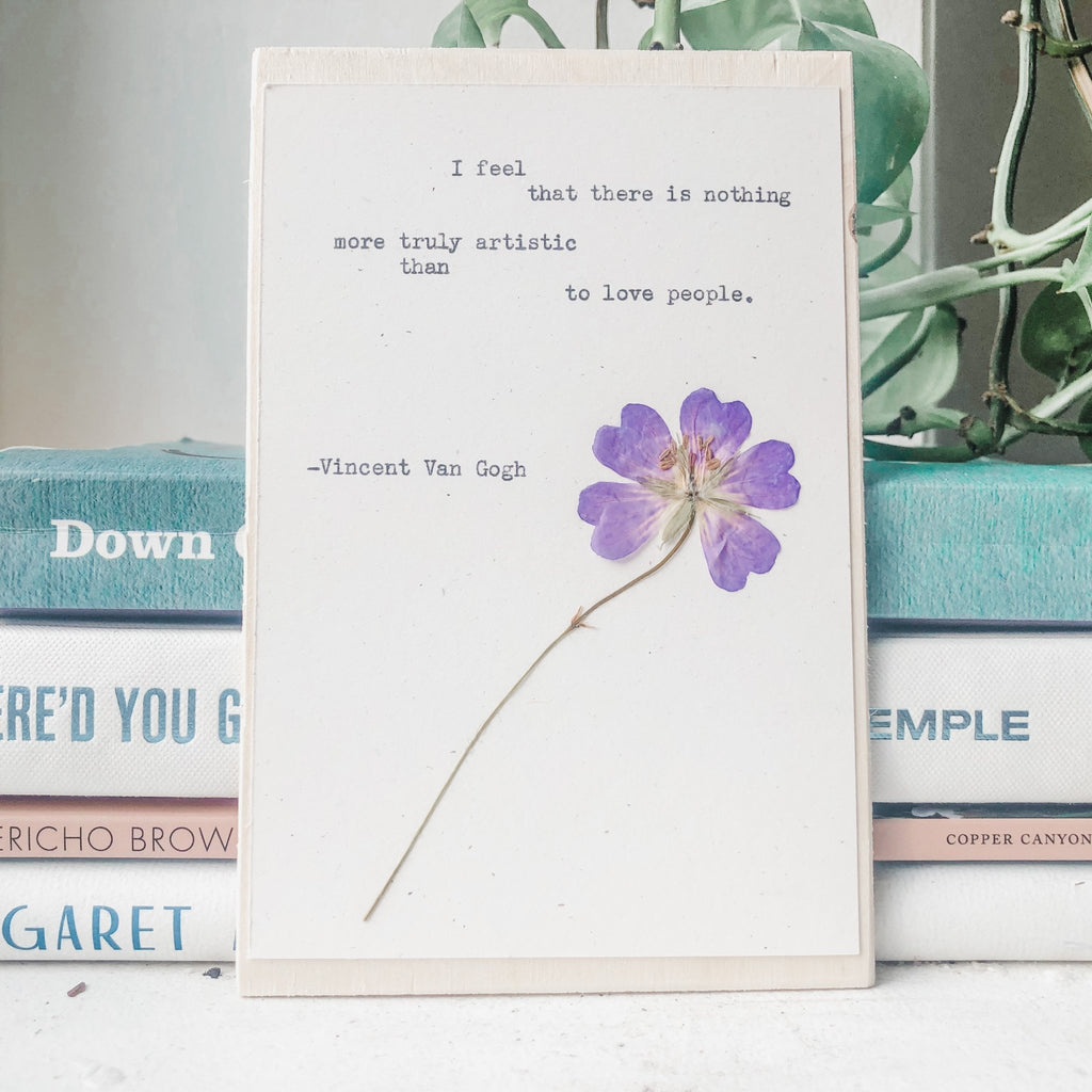 vincent van gogh, to love people