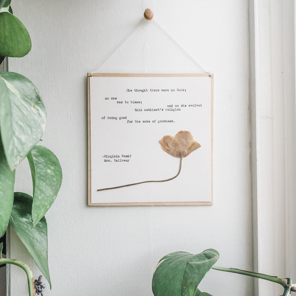 virginia woolf, she thought there were no gods