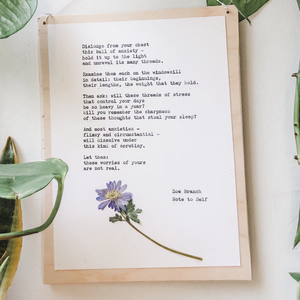 zoe branch, note to self